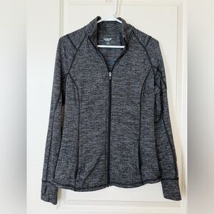 Old Navy Charcoal Zip-Up Active Go dry full zip jacket